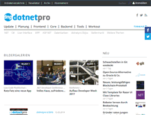 Tablet Screenshot of dotnetpro.de